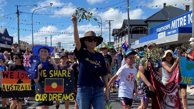 Fun was had by all, including parents, as they marched down the main street in the 2020 Apple &amp; Grape Grand Parade.