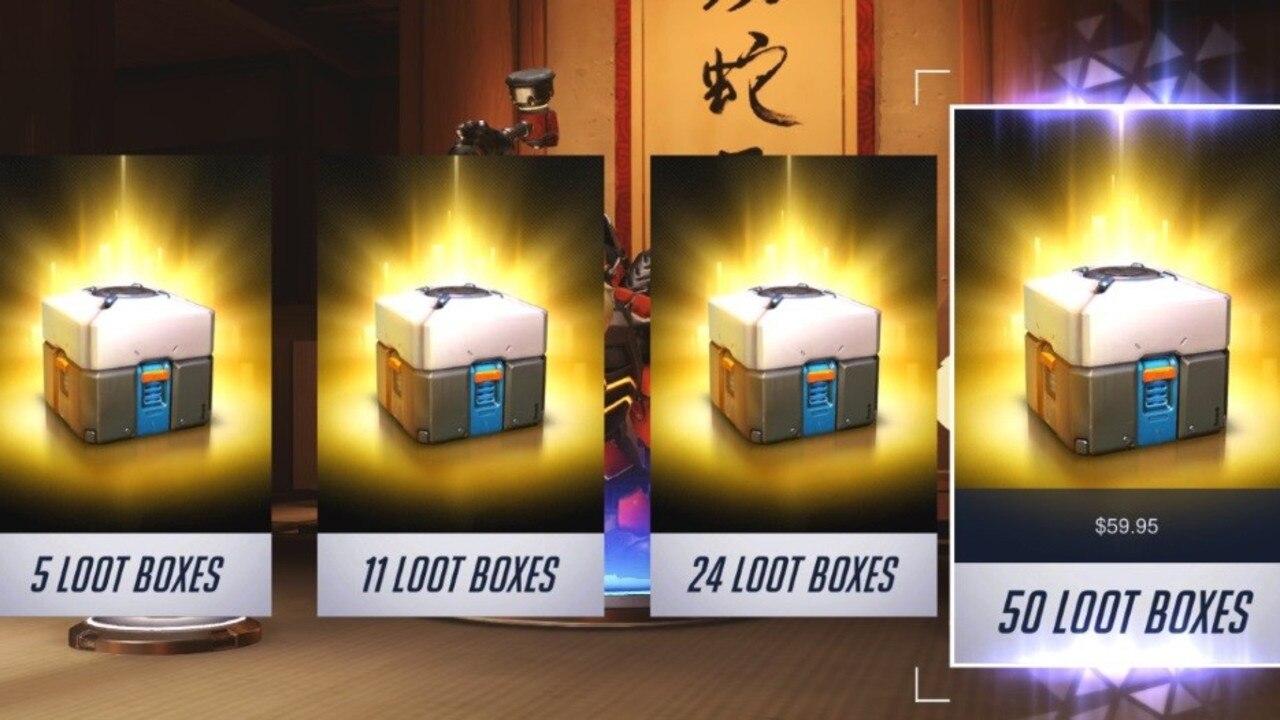 Loot boxes image supplied by Dr Alex Russell.