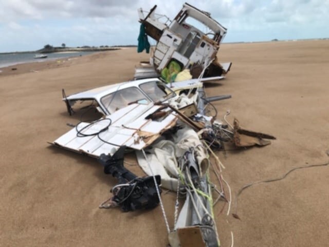 Tony McCracken’s $60k Renegade boat was destroyed.