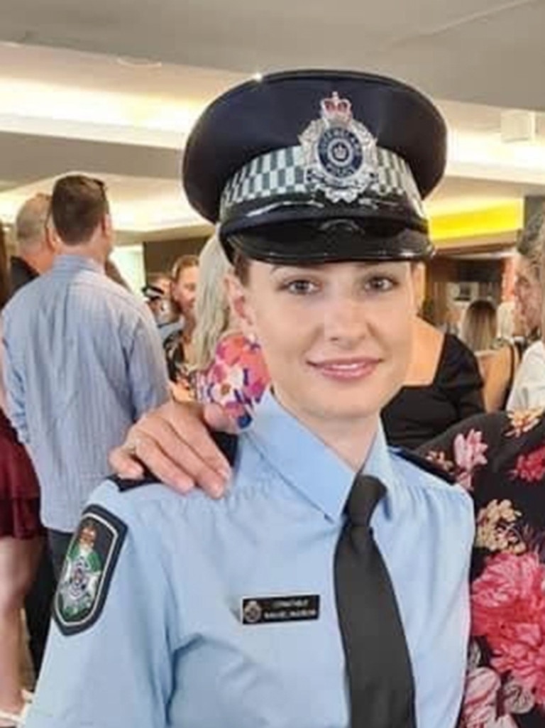 Constable Rachel McCrow, 29, was one of two Queensland police officers murdered in cold blood during an ambush on a property in Wieambilla on the Darling Downs yesterday. Pic Supplied.