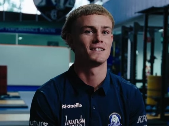 Lachlan Galvin in Bulldogs colours. Picture: Canterbury Bulldogs