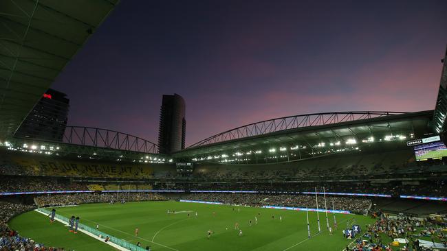 AFLX tournament at Etihad Stadium.  Picture: Michael Klein