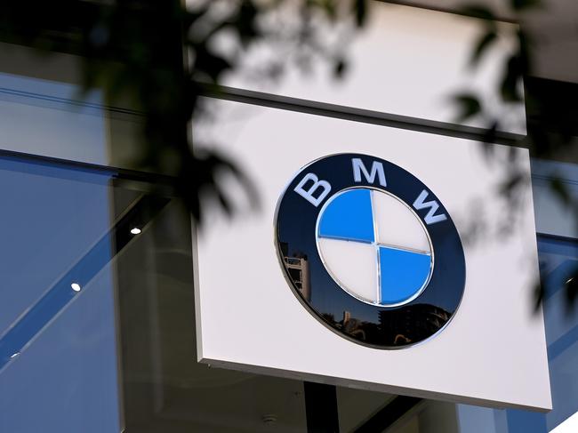 SYDNEY, AUSTRALIA - NewsWire Photos APRIL, 13, 2021: Signage is seen at BMW dealership in Sydney. BMW Australia is recalling almost 17,000 vehicles ranging from 2007-2010 models after it was discovered the plug connection from the wiring harness to the blower controller may deteriorate over time. Picture: NCA NewsWire/Bianca De Marchi