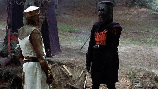 The Black Knight in Monty Python and the Holy Grail