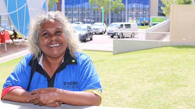 Darwin woman and breast cancer survivor Cathy Clarke was diagnosed in March 2018 after finding a lump in her breast. Picture: Top End Health Service.