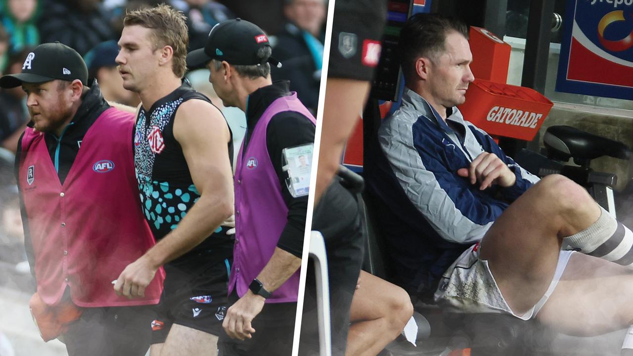 Injury carnage hits Adelaide Oval as stars go down early