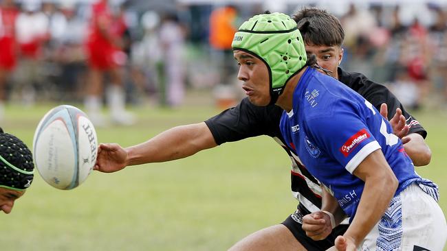 Anthony Time for NSW Samoa in the U16 grand final.