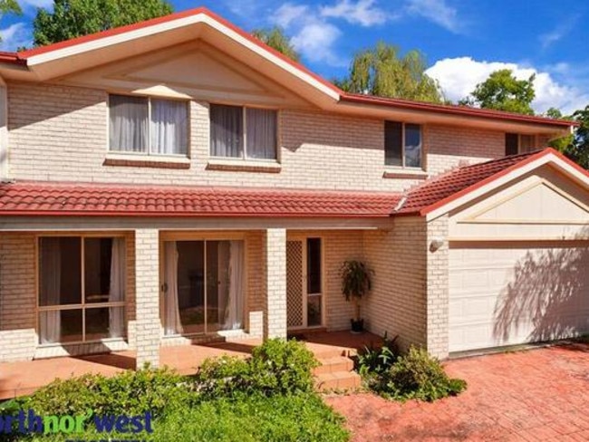 The former Lin family home where the murders took place in 2009 in the Sydney suburb of Epping. Picture: North Nor'West Property.