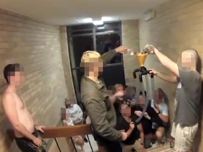 The hard drinking culture features beer bongs, ‘lock-ins’ and early morning wake-ups that see freshers chanted at to drink.