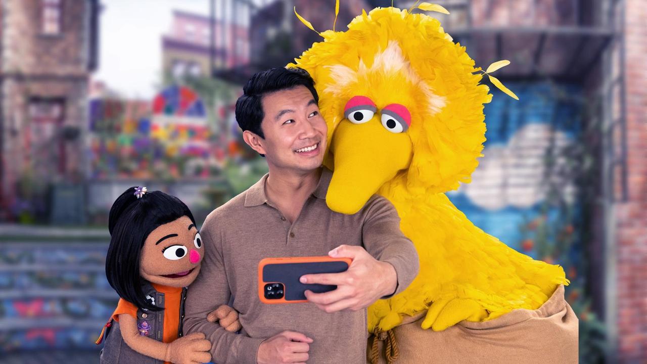 Actor Simu Liu (star of “Shang-Chi and the Legend of the Ten Rings”) will join other Asian-American celebrities in welcoming Ji-Young to “Sesame Street” for “See Us Coming Together: A Sesame Street Special,” airing late November. Picture: Sesame Street