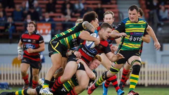 Action in the round three game between Norths and Gordon. Pic: Karen Watson