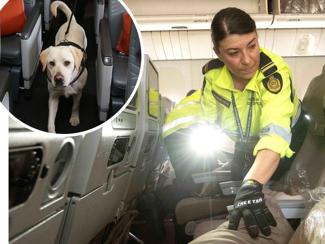 Australian Border Force search planes for drugs