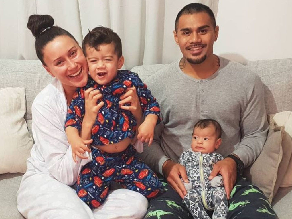 Taylor Winterstein, wife of Penrith Panthers star Frank Winterstein, runs an anti-vax blog and is now flogging a ‘miracle powder’ that’s been dubbed garbage.