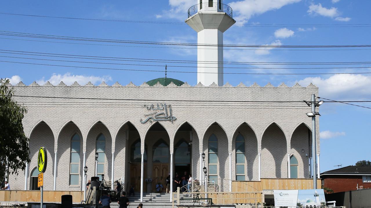 The mosque has previously broadcast calls top prayer to its commutiy during the Covid-19 pandemic. Picture: NewsWire / Gaye Gerard