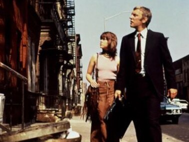 Jane Fonda and Donald Sutherland in Klute. Picture: Supplied