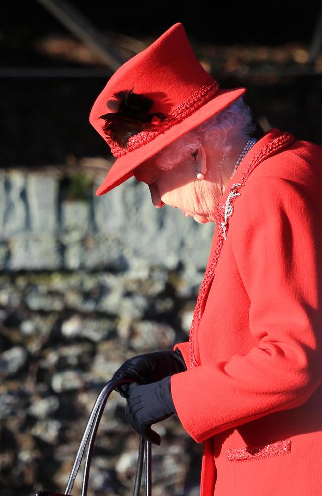 Queen Elizabeth II attends the Christmas Day Church service at Church of St Mary Magdalene on the Sandringham estate on December 25, 2019 in King's Lynn, United Kingdom. Picture: Stephen Pond/Getty Images