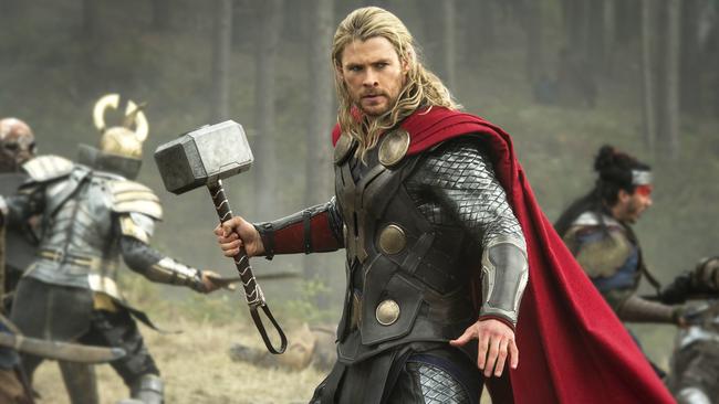 Chris Hemsworth as Thor in the franchises’s second instalment, Thor: The Dark World.