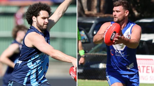 AdFL div one and div two medallists Abe Davis and Mitch Grigg.