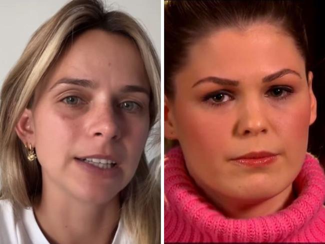 Kellie Finlayson and Belle Gibson.