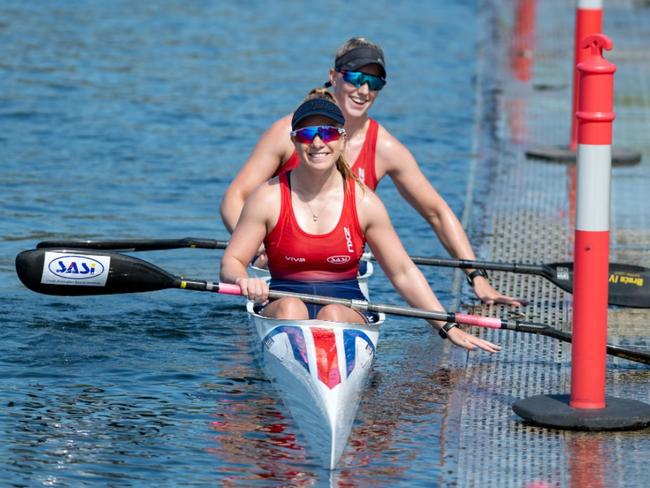 Charli Smyth and Caitlin Webber. Picture: JGR Images