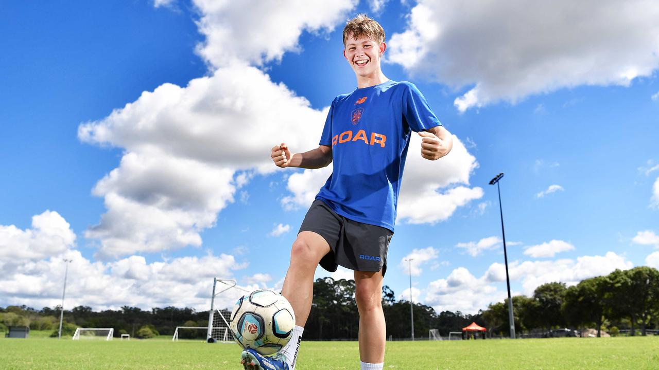 Sunshine Coast football talent Rhys Williams. Picture: Patrick Woods.