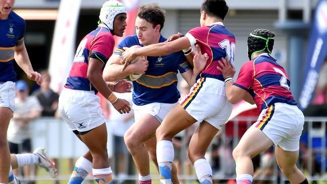 GPS First XV rugby between Churchie and Brisbane State High School. Saturday September 10, 2022. Picture, John Gass