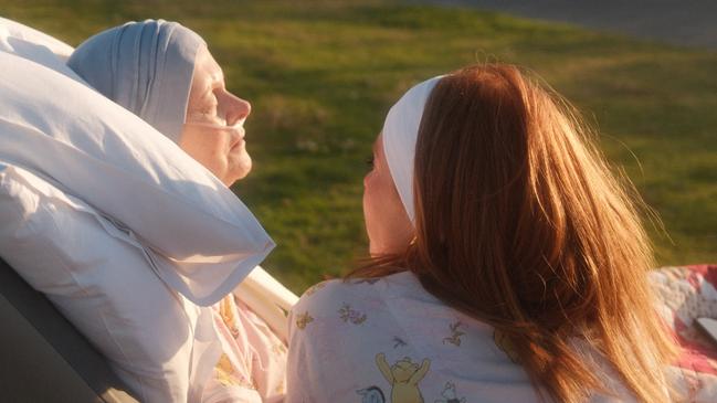 Samantha Aimes-Costa with her mum Susan Telfer before she lost her life to triple negative metastatic breast cancer. Picture: Supplied by family