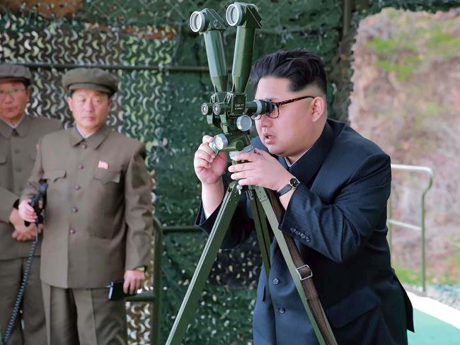 North Korean leader Kim Jong-un. Picture: AFP.