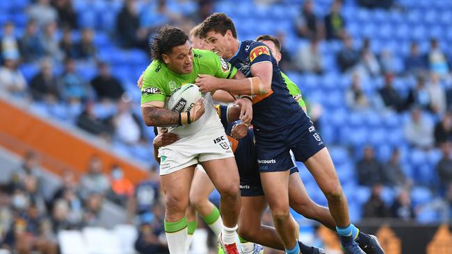 Josh Papalii was dropped to the bench late of his own volition and it ended up being a masterstroke decision. Picture: Getty Images.