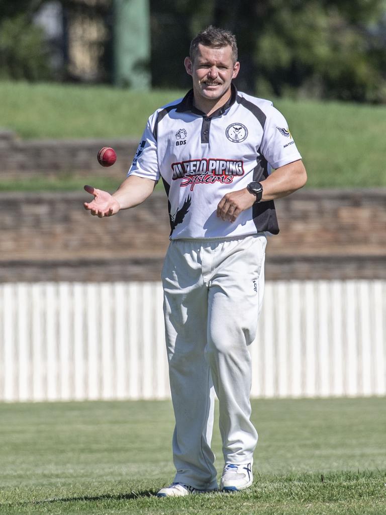 Lachlan Ireland bowls for Souths.