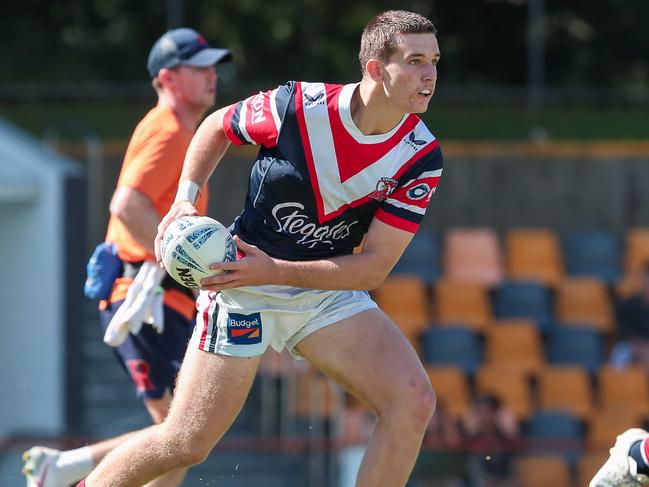 James Finegan.Picture: Adam Wrightson Photography. NSWRL Junior Reps Finals - Day 2Picture: Adam Wrightson Photography. Harold Matthews Cup Elimination Final.Cronulla Sharks vs Sydney Rosters.Leichhardt Oval.14 April 2024.