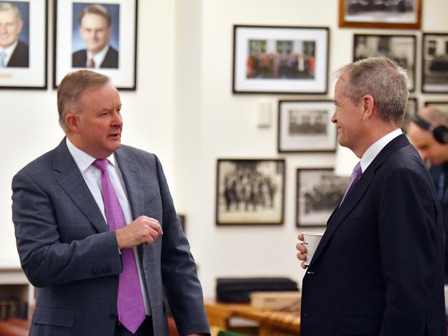 ALP Leader Anthony Albanese has told the Labor caucus that he believes the coronavirus has handed Australia a once-in-a-generation chance to reshape its economy. Picture AAP