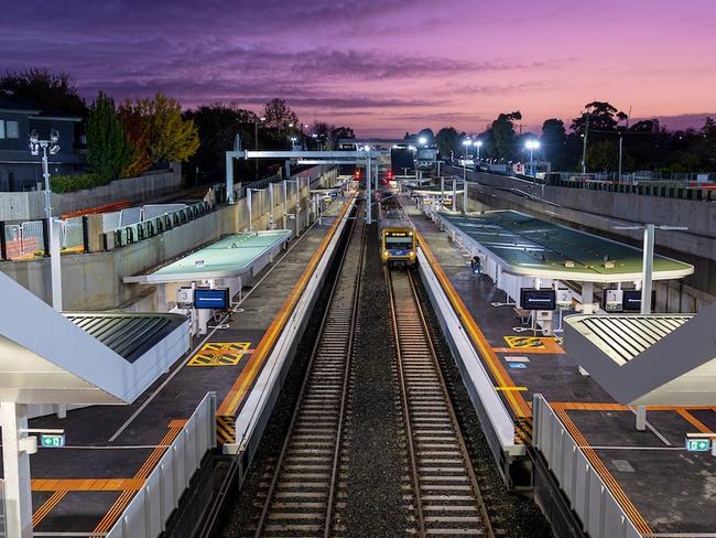 The new Union station in Mont Albert. Pic: LXRP