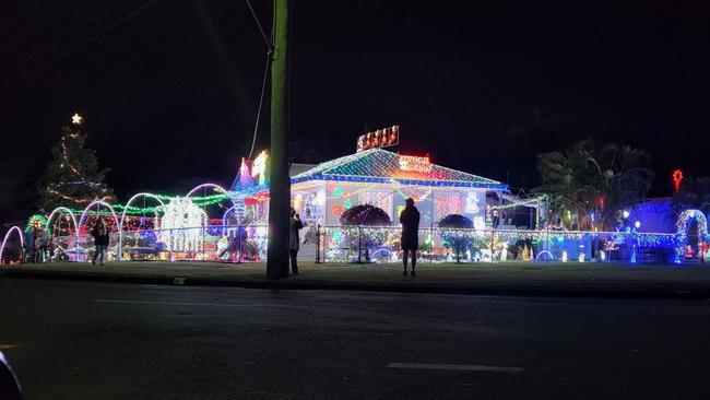 One of the Christmas lights houses on display in Gympie this year. Photo: Toni-Maree Gerhardt