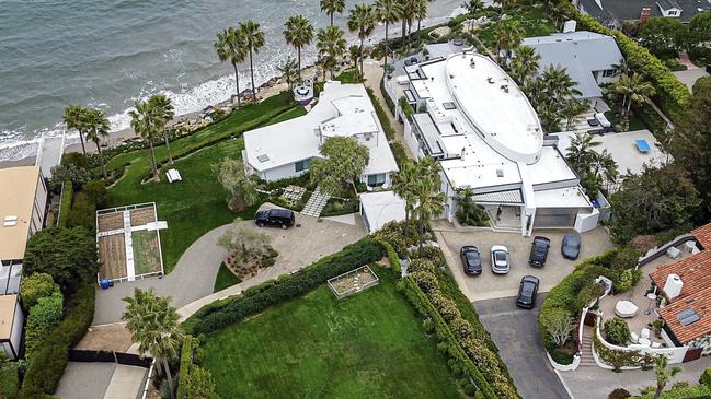 Costner’s coastal estate located in Carpinteria, California.