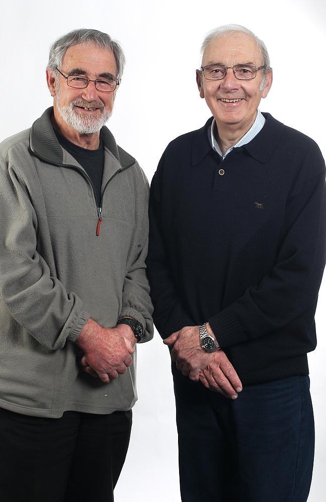 Pride of Australia Medal: Environment ... (From left) Graeme Rainbow and Neale Matthews.