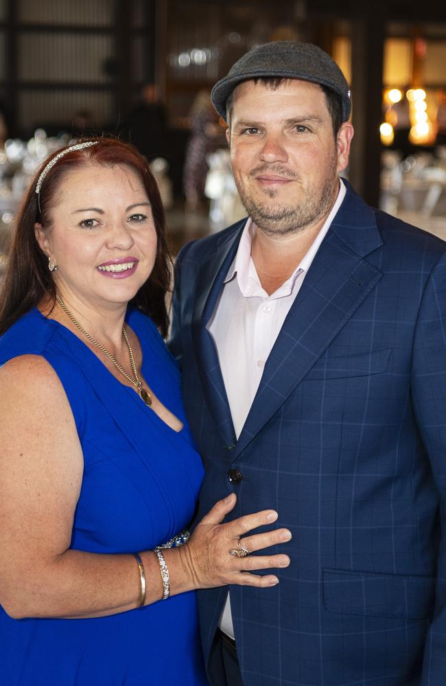 Tracy and David Curless at Ladies Diamond Luncheon hosted by Toowoomba Hospital Foundation at The Goods Shed, Friday, October 11, 2024. Picture: Kevin Farmer