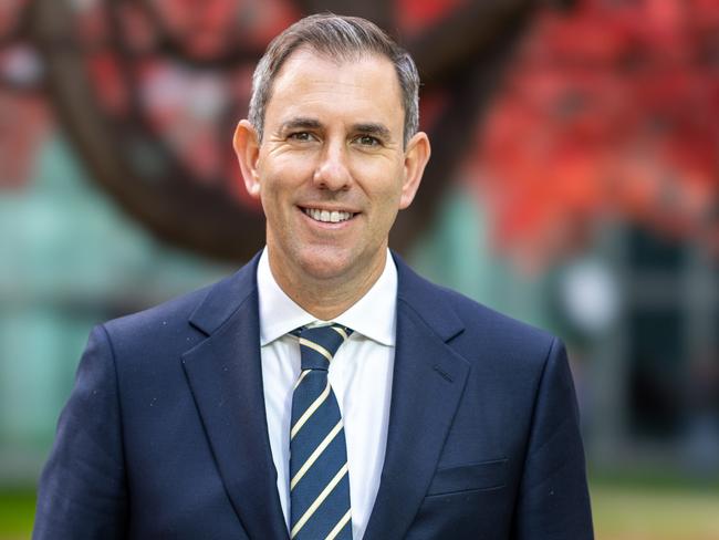 CANBERRA, AUSTRALIA. NCA NewsWire Photos. MAY 8, 2024. Federal Treasurer Jim Chalmers in the Parliamentary Courtyard at Parliament House, Canberra. Picture: NCA NewsWire / Ben Appleton