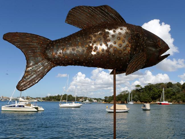 Sawmillers Reserve holds an annual sculpture exhibition. Picture: Adam Ward