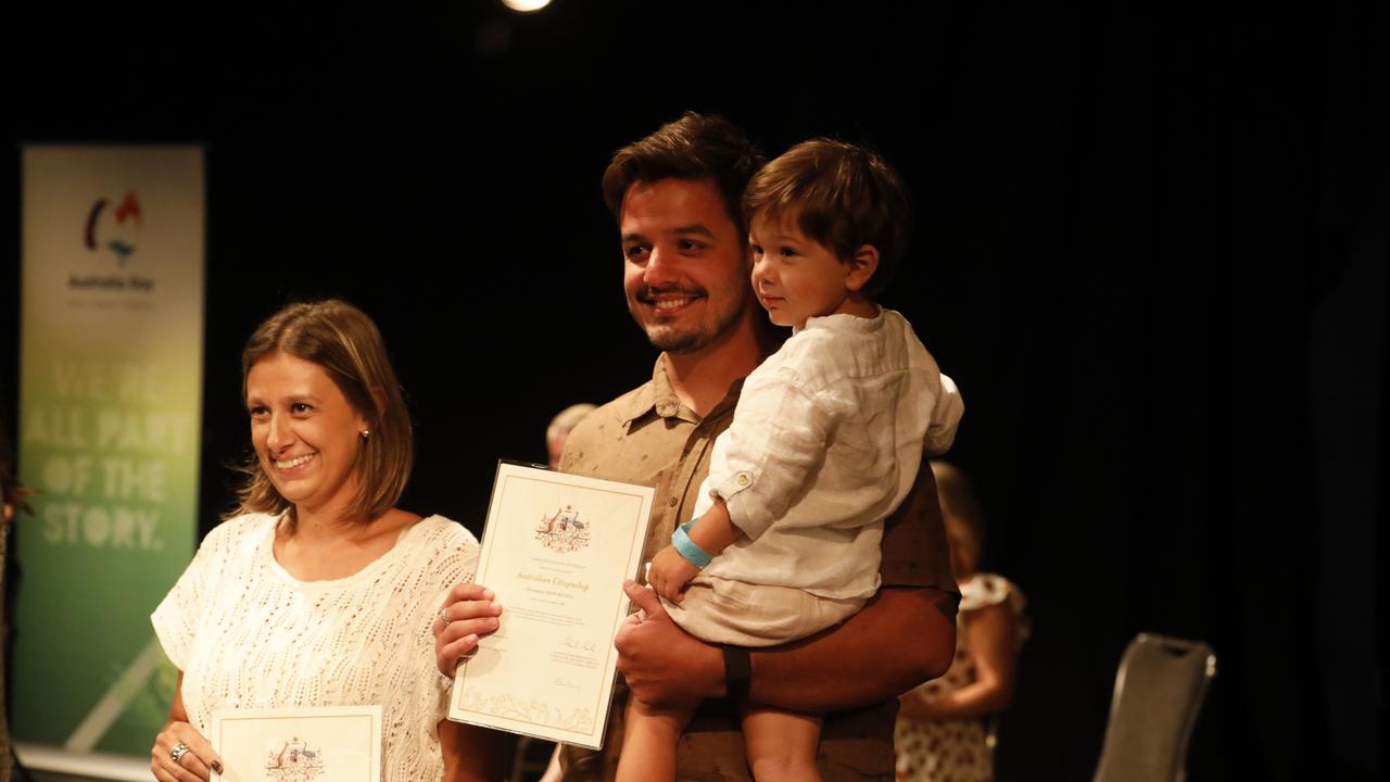 The Tweed Shire welcomed 33 new Australian citizens in a ceremony at Twin Towns Services Club in Tweed Heads on Australia Day, January 26, 2021. Picture: Liana Boss