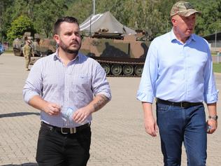Local diggers talk with Dutton on defence