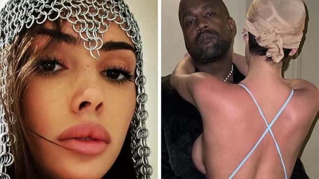 Kanye West and his wife, Bianca Censori.
