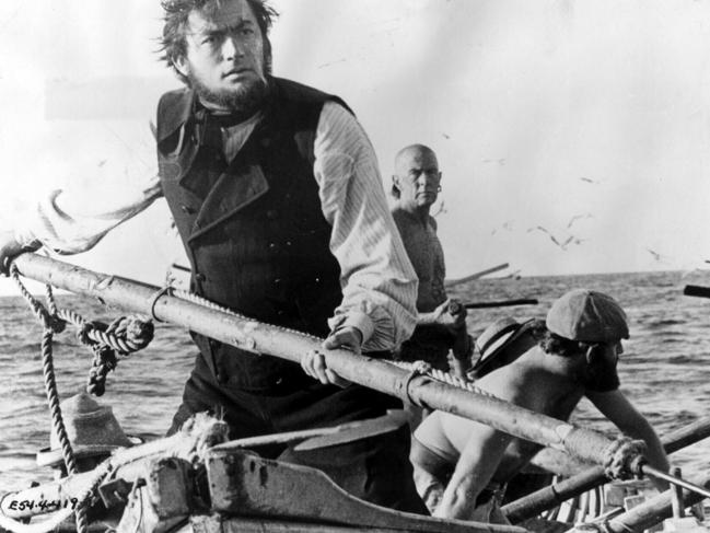 Gregory Peck as Captain Ahab in the 1956 film Moby Dick.