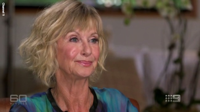 Olivia Newton-John reflects on her battle with cancer (Channel 9)