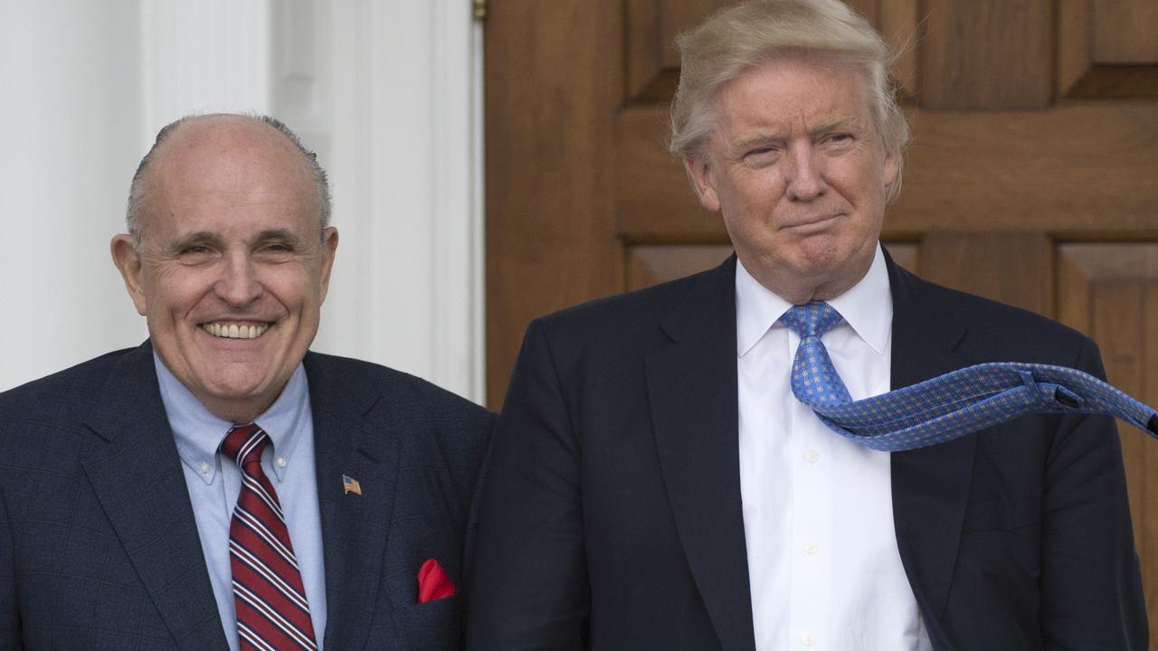 Former New York City Mayor Rudy Giuliani has become one of the president’s closest allies. Picture: Don Emmert / AFP