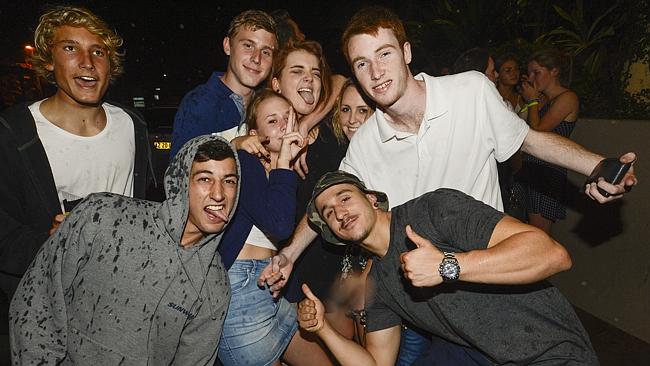 Schoolies revellers at Byron Bay have sought shelter as mother nature ...