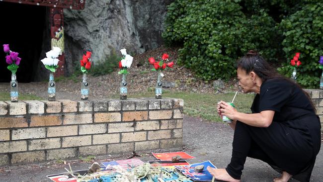 A 2021 memorial to the victims of the White Island disaster. Picture: Phil Walter/Getty Images.