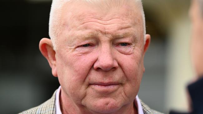 Trainer John Leek Jr was thrilled with Showmanship’s return to the races at Caulfield on Saturday. Picture: Vince Caligiuri/Getty Images