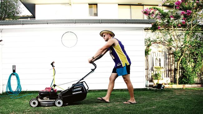 Grass is greener: Tom Moore. Picture: Justine Walpole