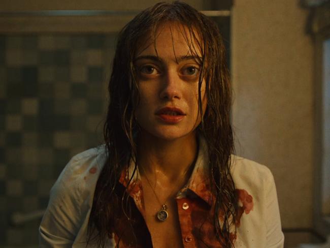 Ella Purnell as the put-upon Rhiannon in Sweetpea.